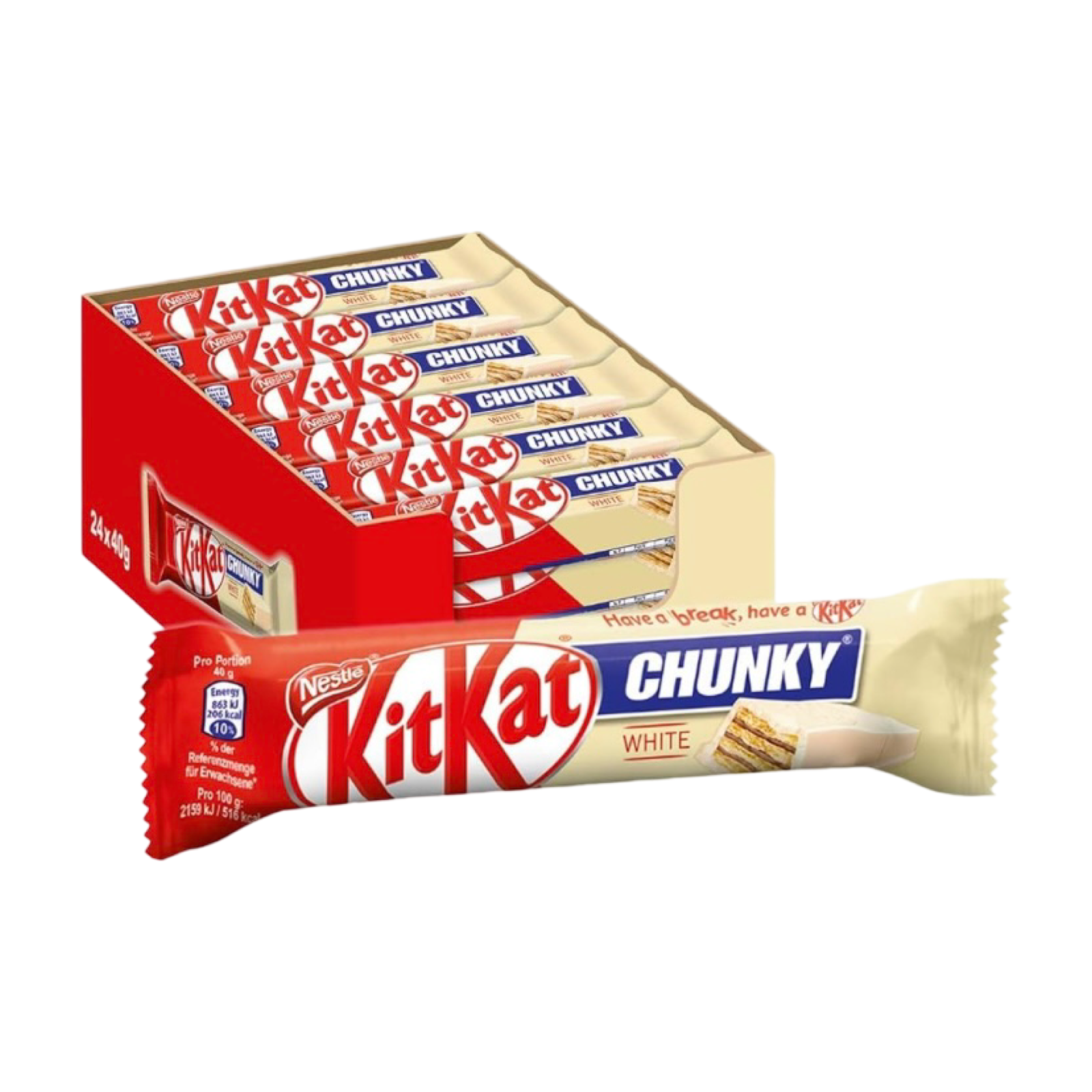 Kit Kat Chunky White 24x40g - Kit Kat Chocolate blanc