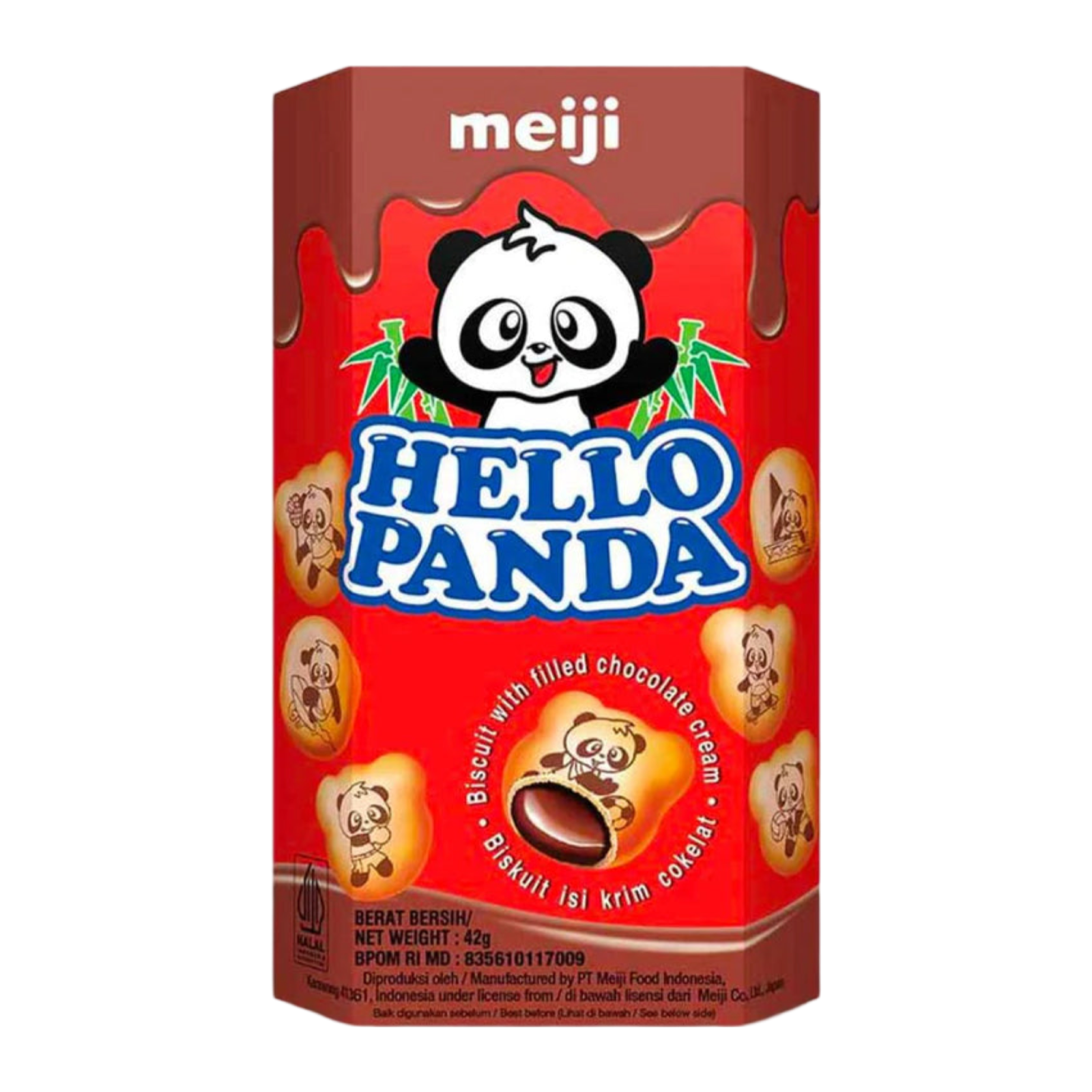 Meiji Hello Panda Chocolate 10x42g - Meiji Hello Panda Saveur Chocolat
