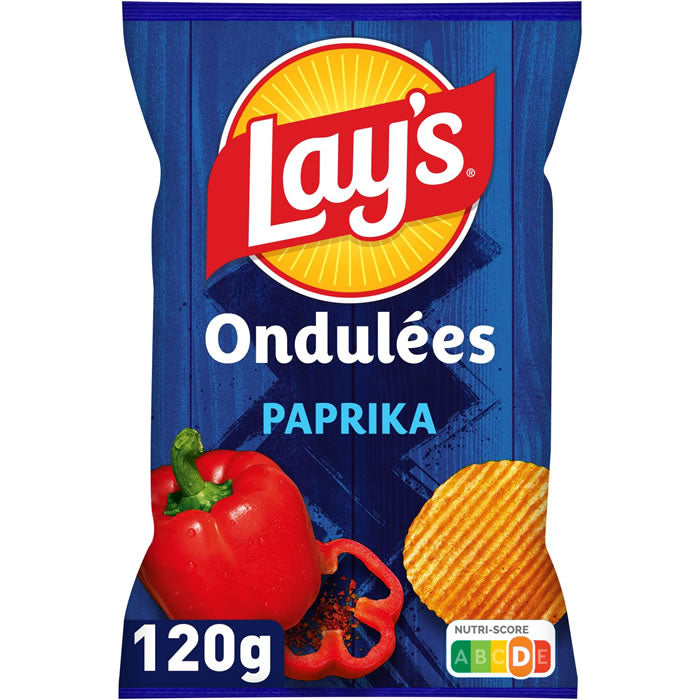Chips ondulées saveur Paprika LAY'S