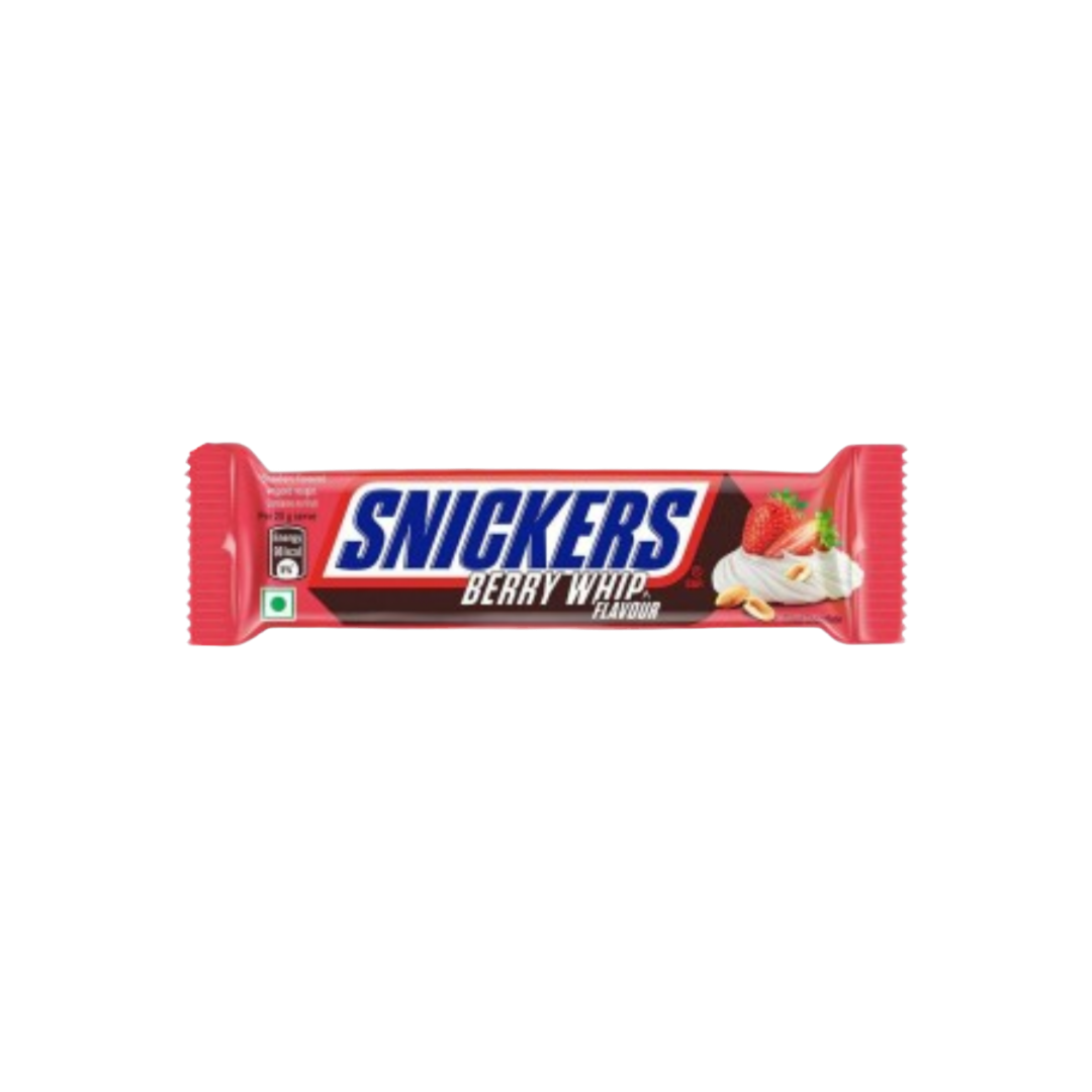 Snickers Fraise India 15x40g

La barre chocolatée "Snickers Fraise India 15x40g" est une variation unique du célèbre produit Snickers, spécialement conçue pour le marché indien.