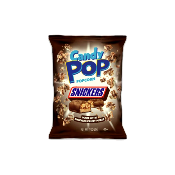 Candy pop snickers mini popcorn 32x28g - Candy Pop Saveur Snickers