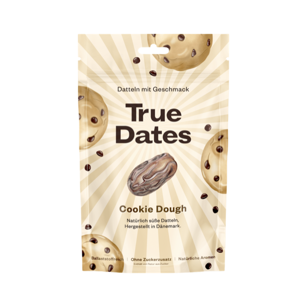 True Dates Cookie Dates - Pack de 12 sachets (100 g)