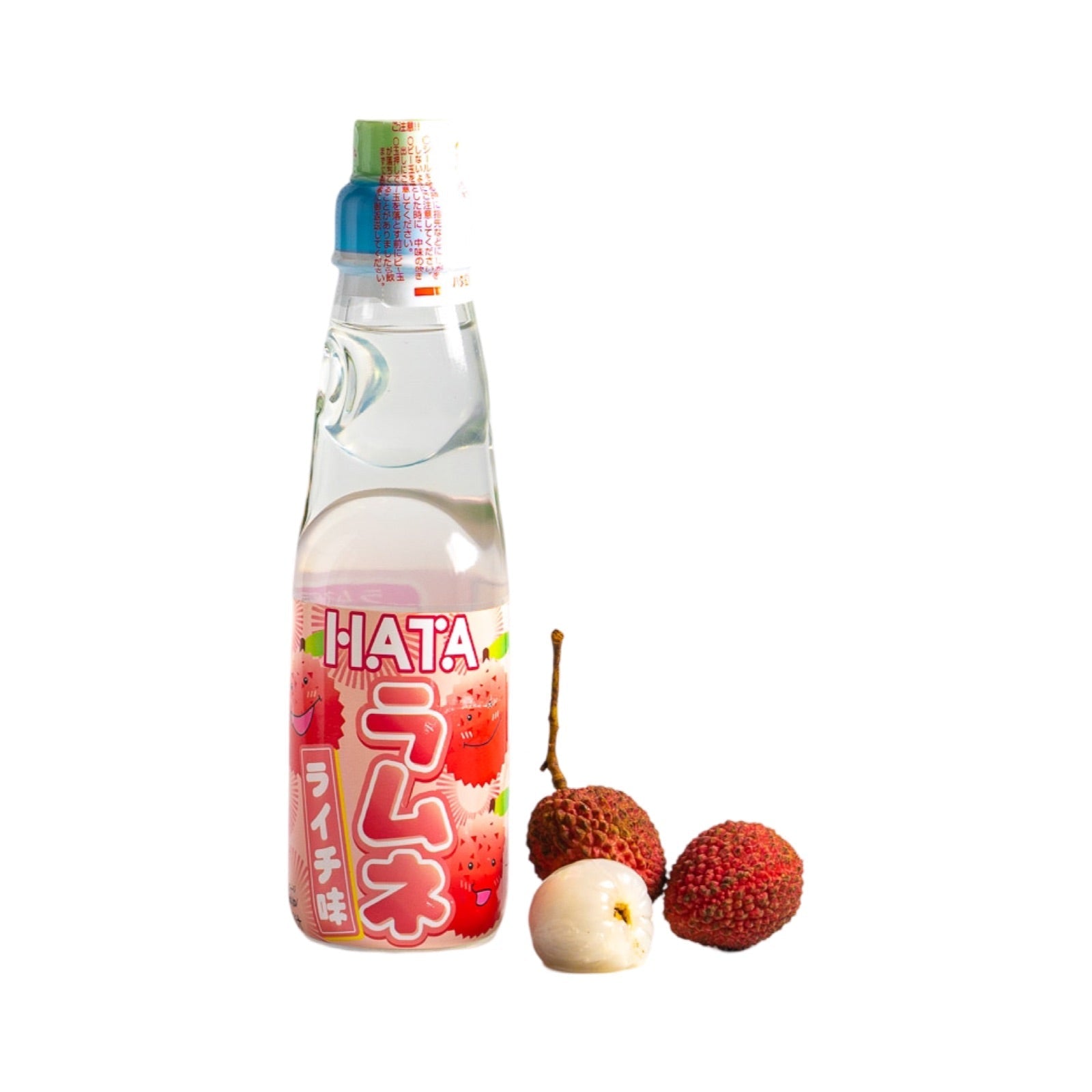 Ramune Hata Kosen Lychee 30x200ml - Ramune Hata Kosen Saveur Litchi