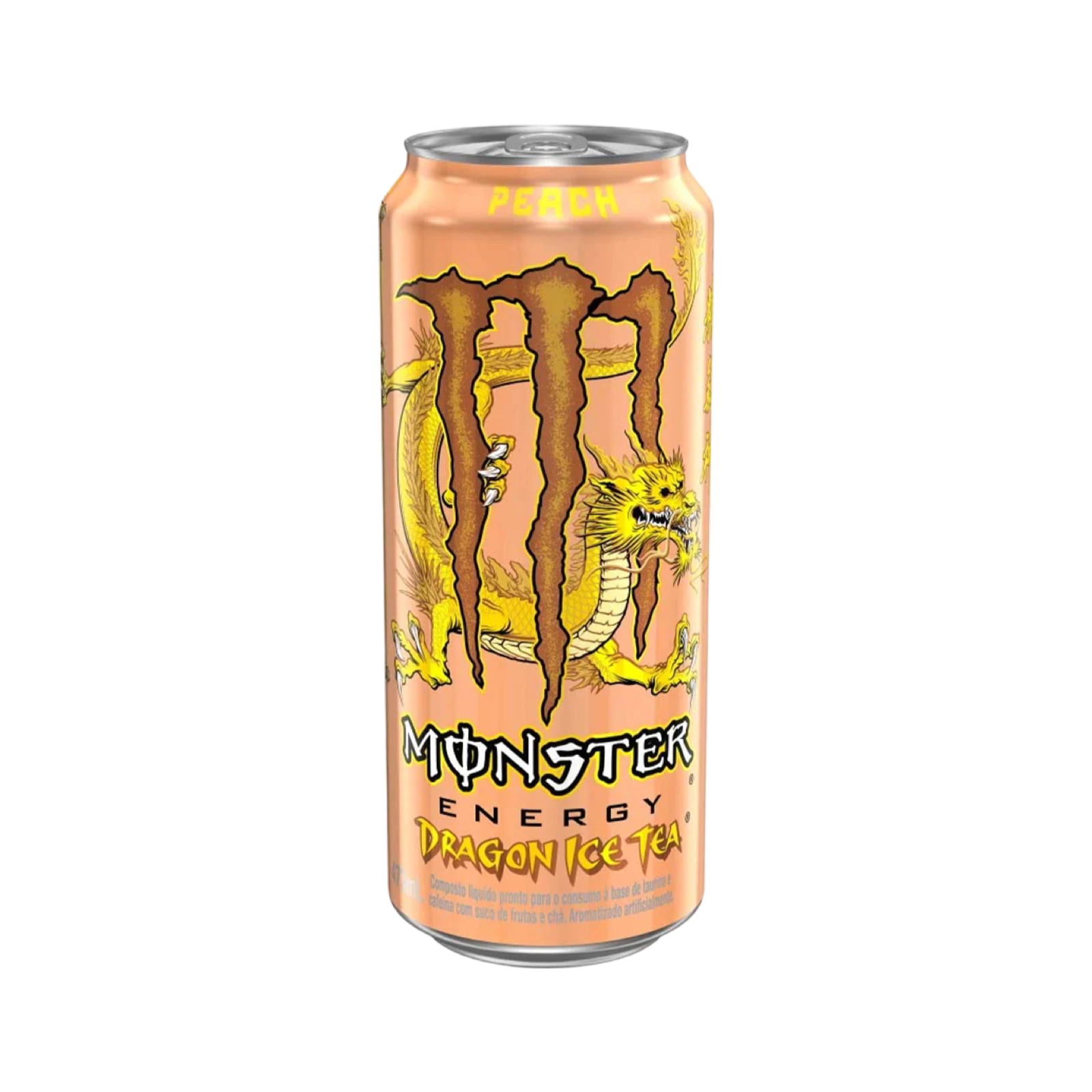 Monster Dragon Ice Tea peach Brazil 24 x 473 ml - Monster dragon Thé Glacé Pêche du Brésil