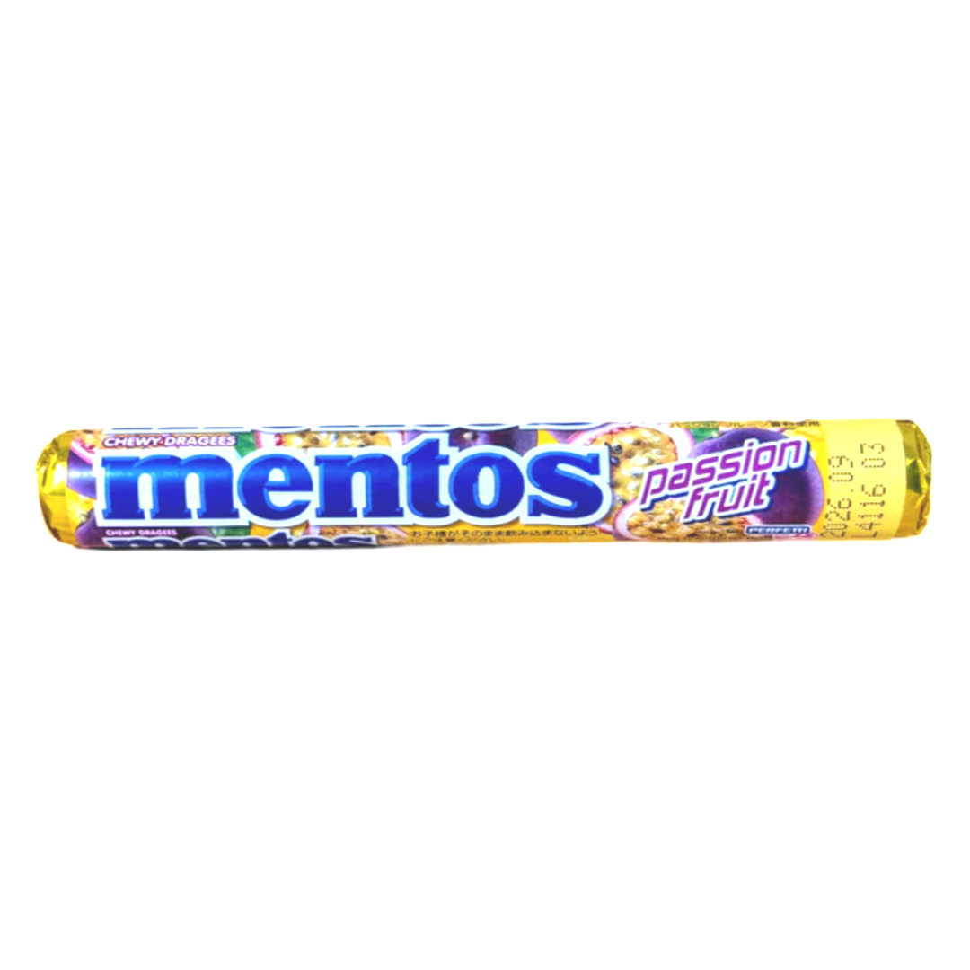 Mentos Japan Passion Fruit 12x37,5g - Mentos Japonais goût fruit de la passion