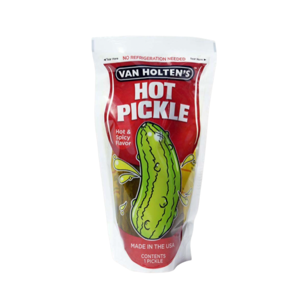Van Holten’s Jumbo Hot Pickle 12x140gr - Cornichon Piquant Van Holten’s