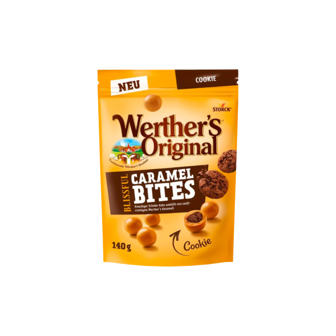 Werther’s Caramel Bites Cookies 16x140g - Werther's Original Saveur Caramel et Cookies