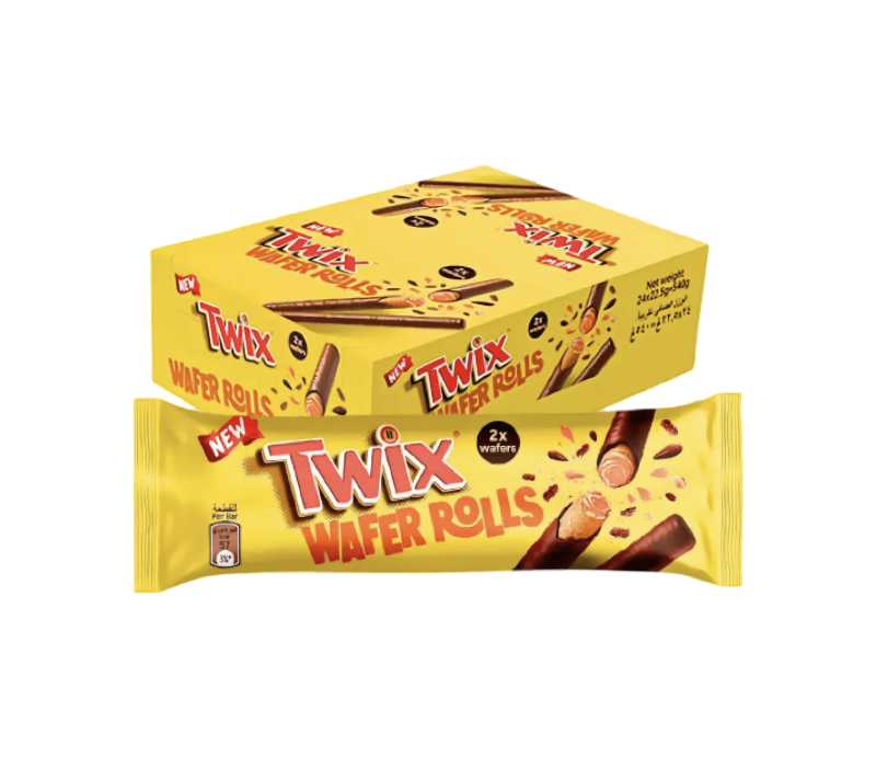 Twix Wafer Rolls 24 x 22,5g
