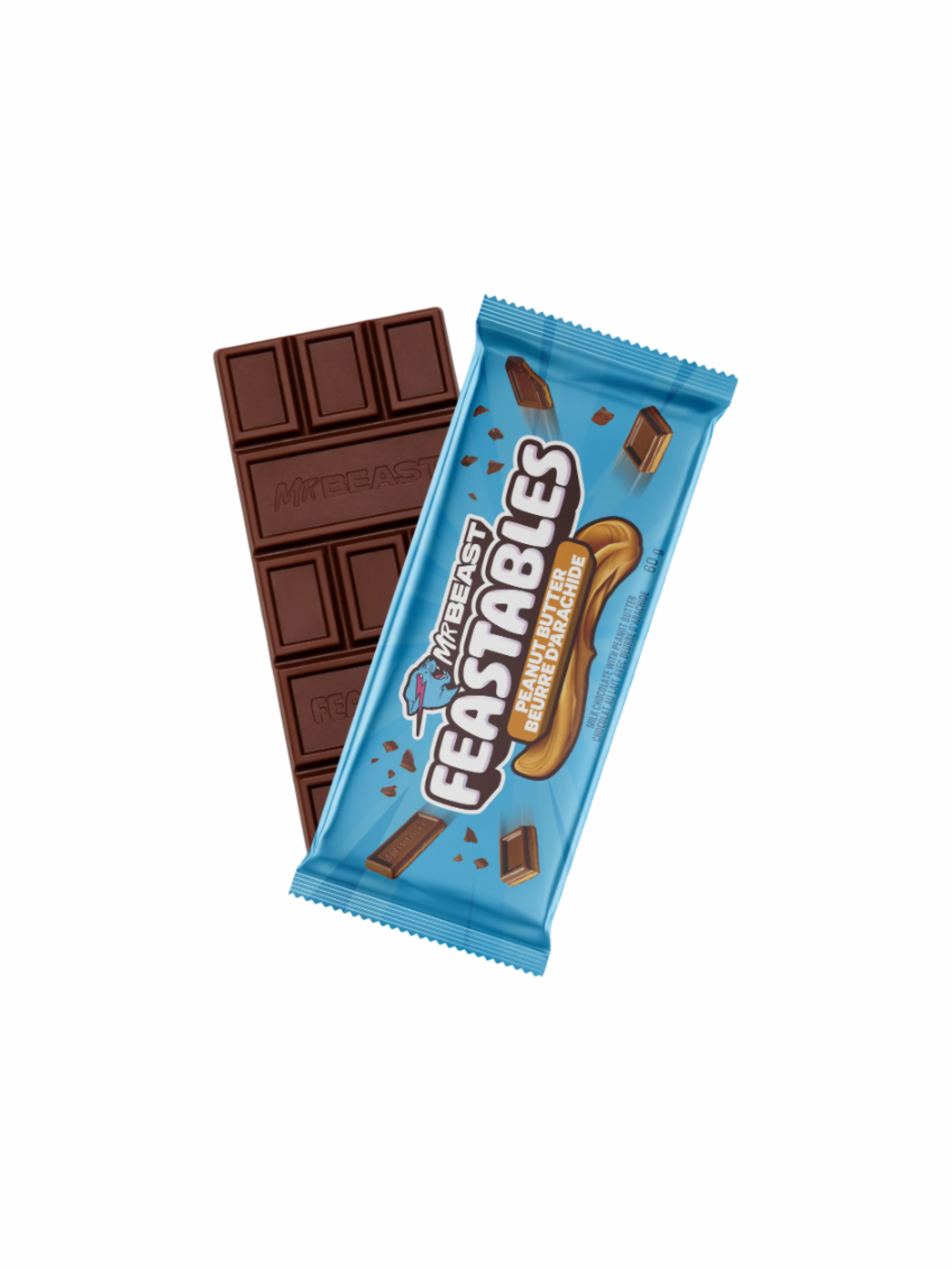 Mr Beast Chocolate Peanut Butter Buerre d’Arachide - Mr Beast Barre de chocolat