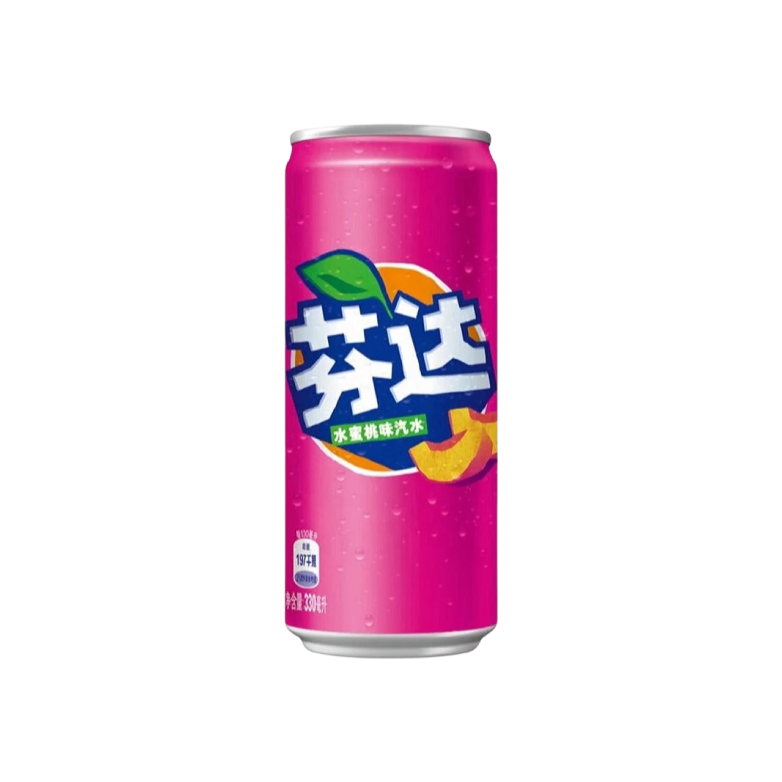 Fanta Peach China 12x33cl - Fanta Pêche de Chine