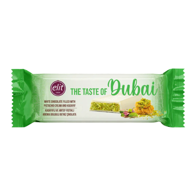 Elit The Taste of Dubai - White Chocolate Filled Pistachio Cream with Kadayif