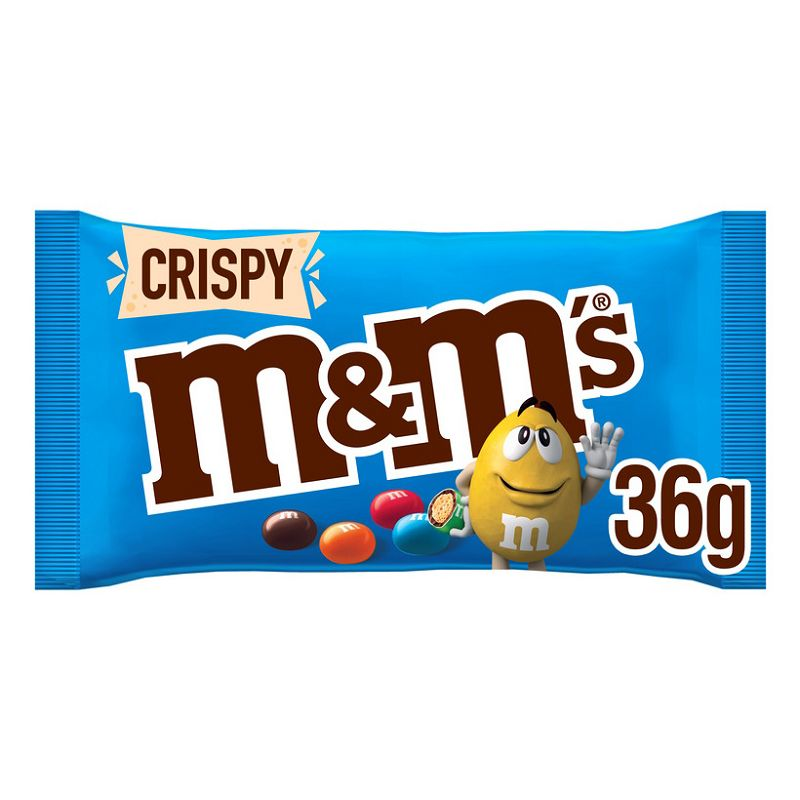 M&Ms crispy bleu 36g