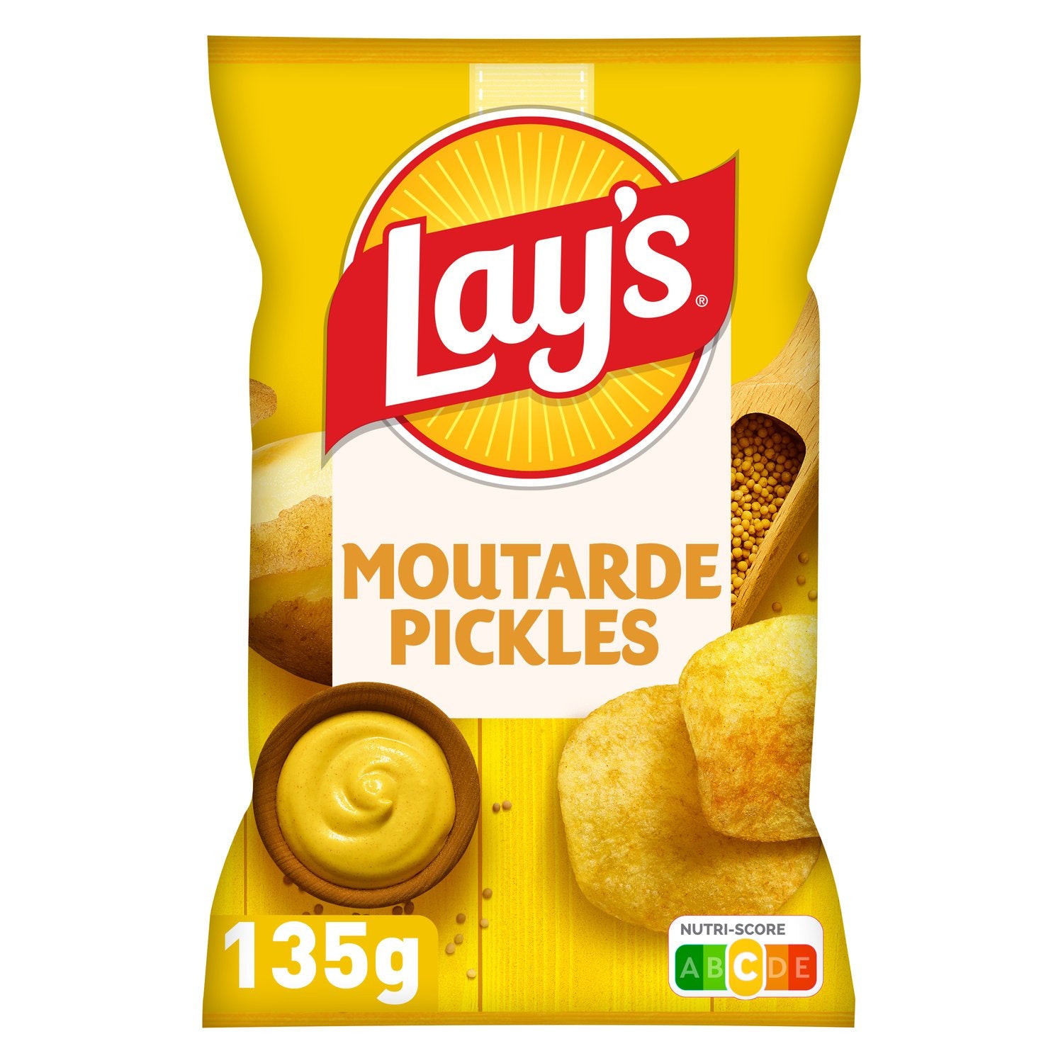 Chips saveur Moutarde pickles LAY'S