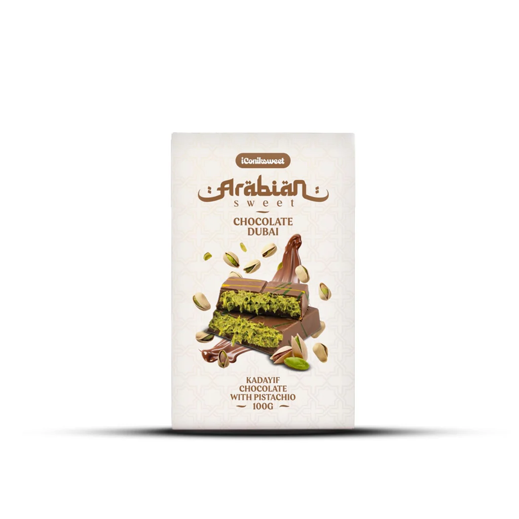 iConiksweet Chocolat Dubai Pistache 100g