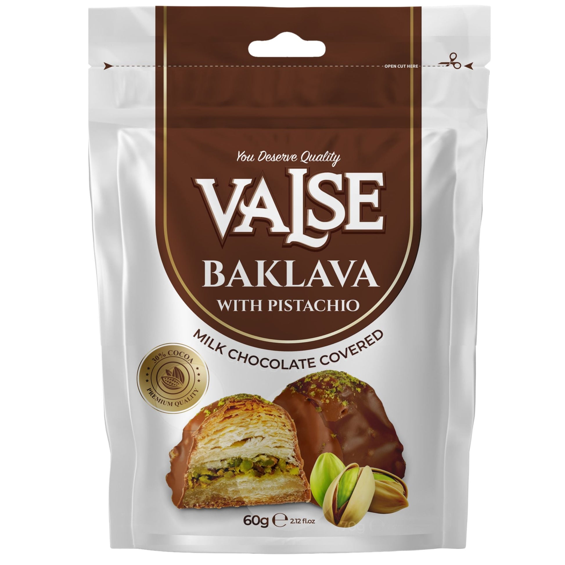 Valse Baklava - Milk Chocolate Covered