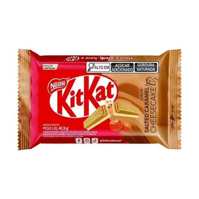 Kit Kat Caramel Salted Cheese Cake