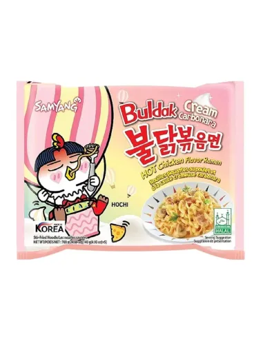 Samyang Ramen Hot Chicken Cream Carbonara Noodles