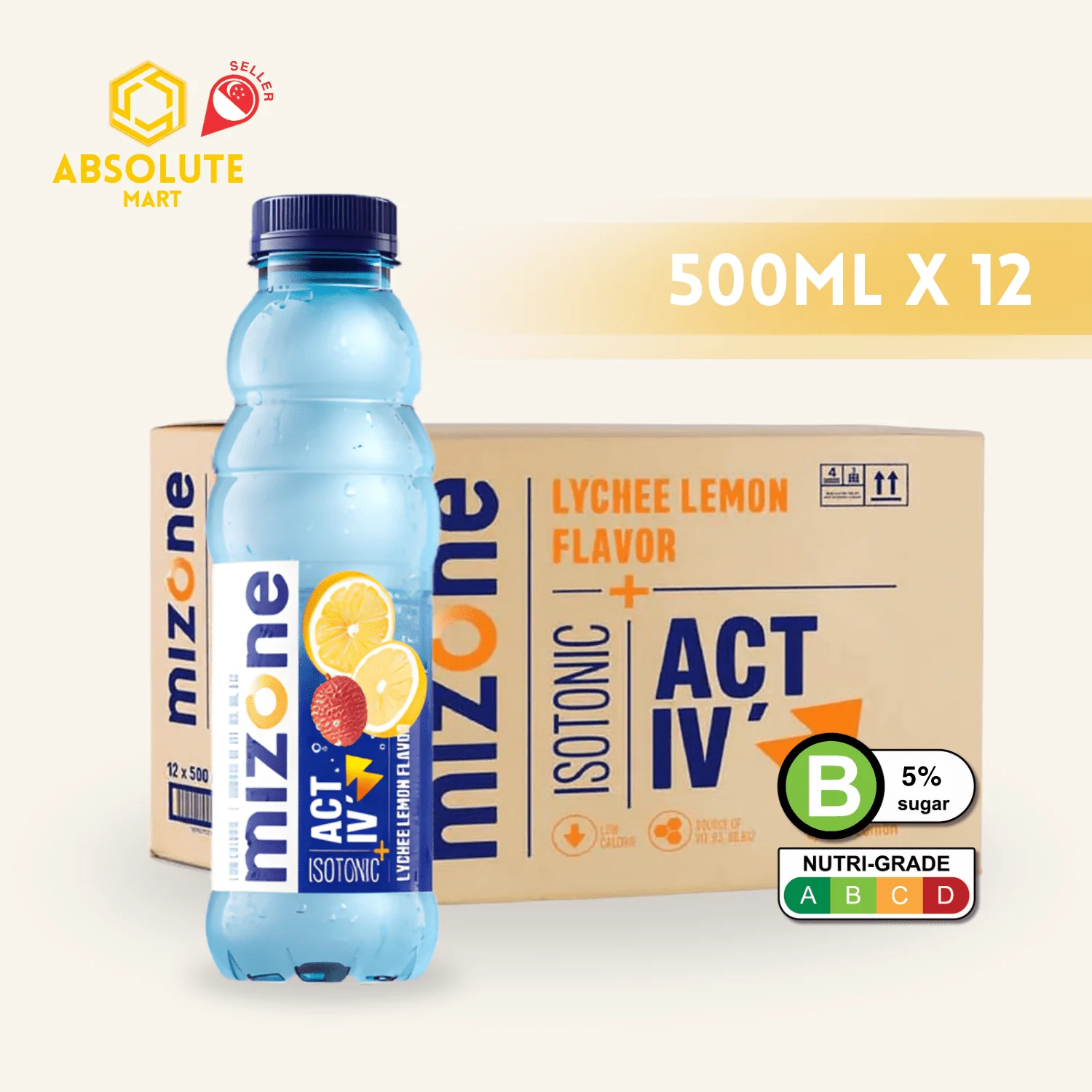 MIZONE Isotonic Lychee Lemon