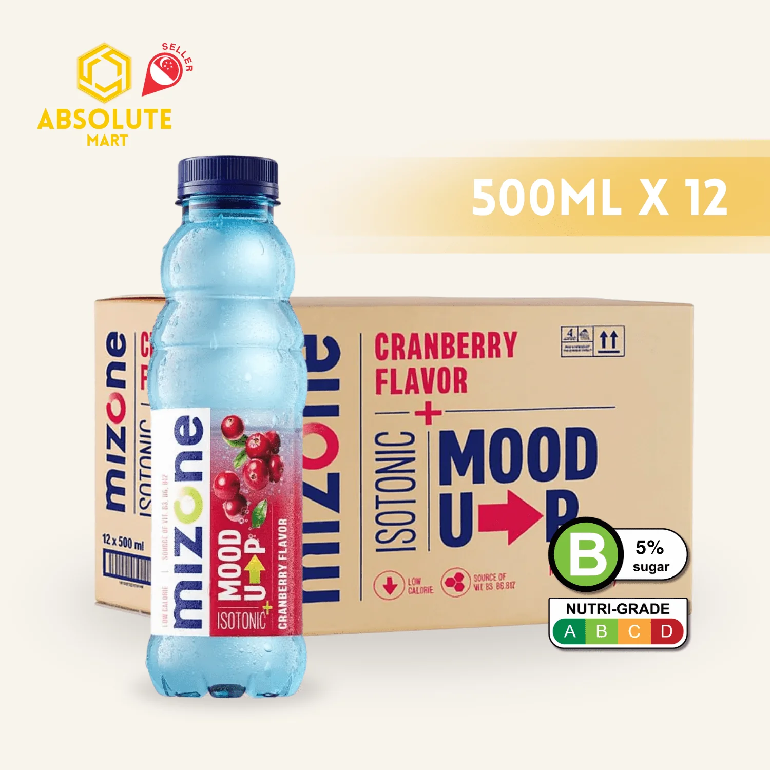 MIZONE Isotonic Cranberry