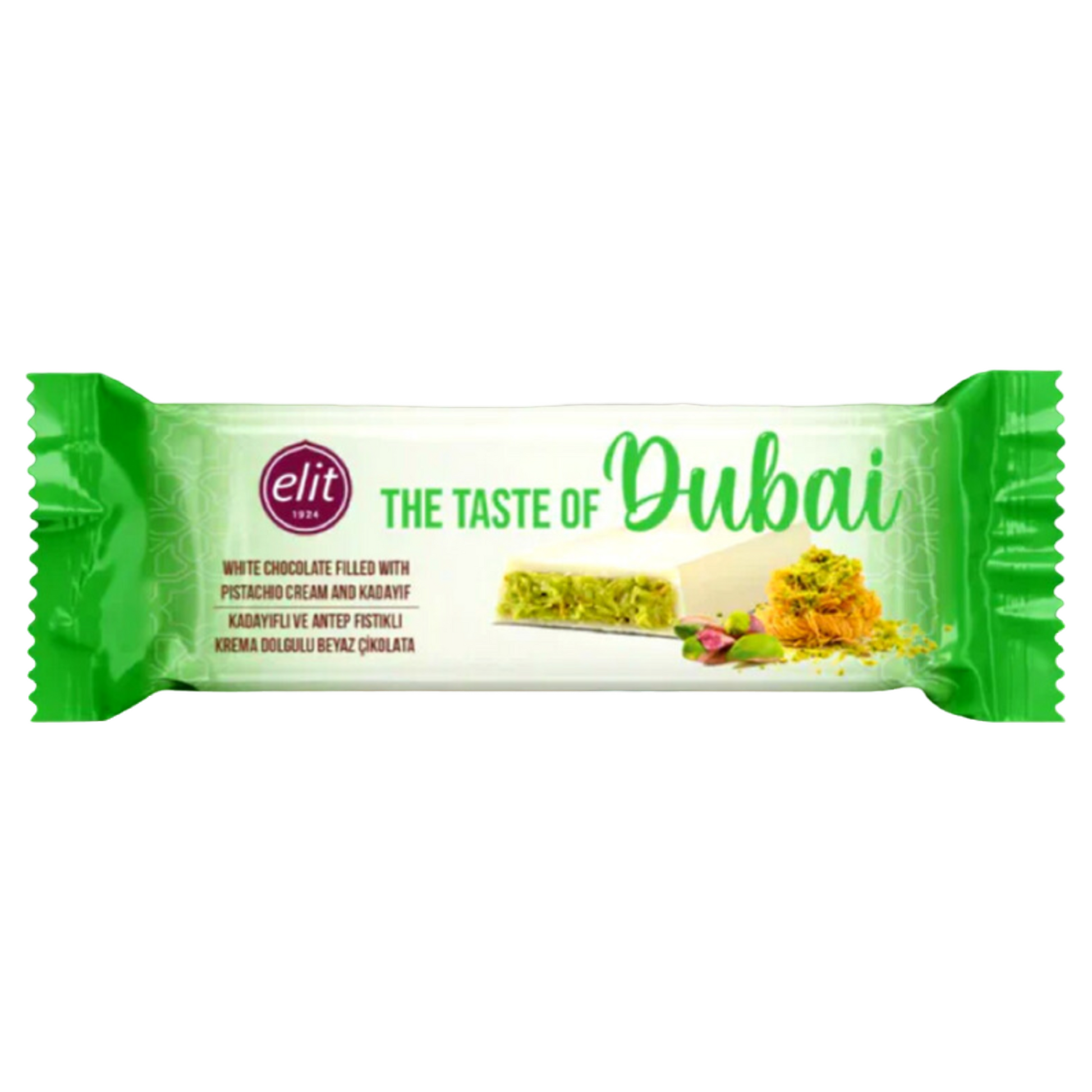 Elit The Taste of Dubai - White Chocolate Filled Pistachio Cream with Kadayif