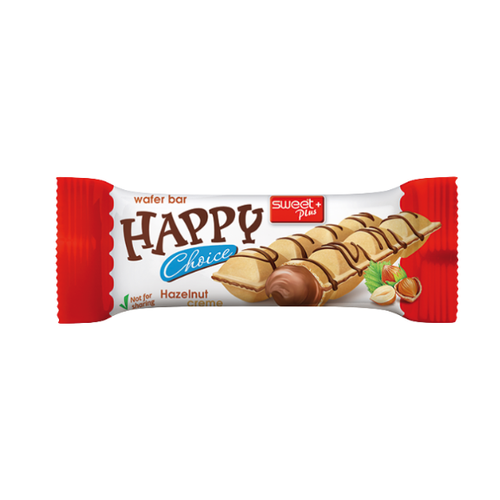 Barre de gaufrette Happy Choice à la crème de noisette