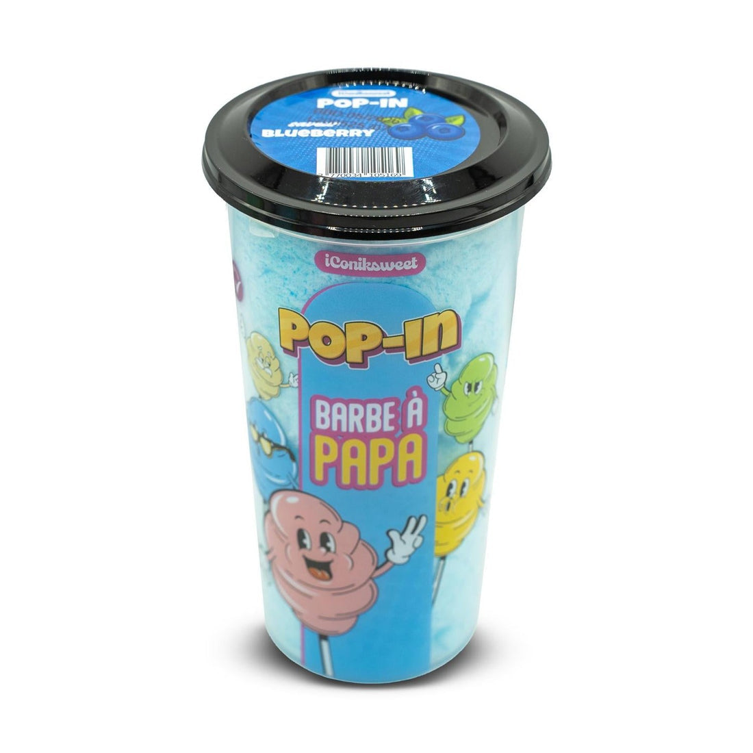 iConiksweet Pop à la barbe à papa et aux myrtilles