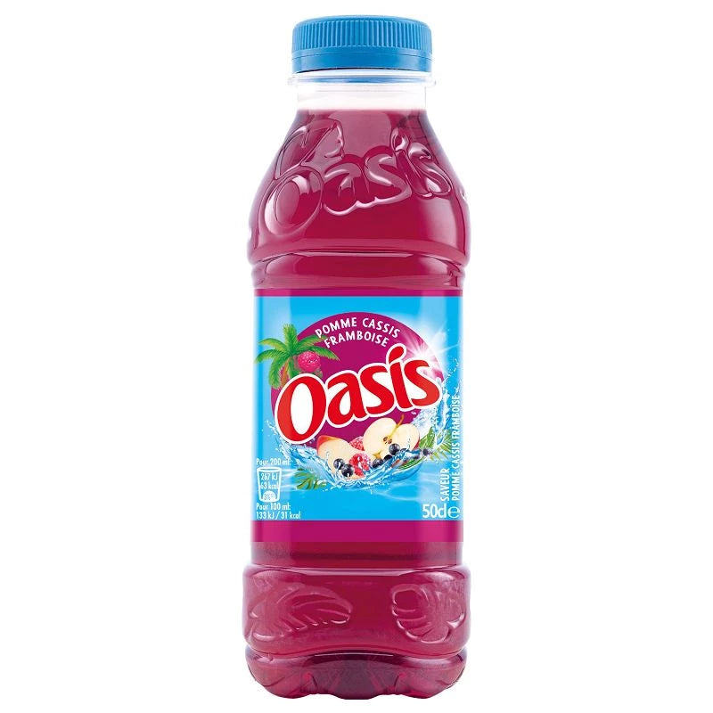 Oasis pomme cassis framboise