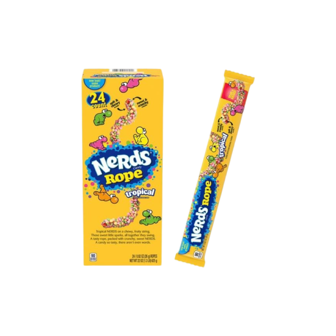 Nerds Rope Tropical 24x26g - Nerds Goût Tropicale