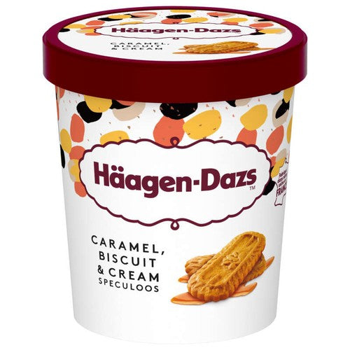 Haagen-Dazs Glace Speculoos Biscuits Caramel & Crème