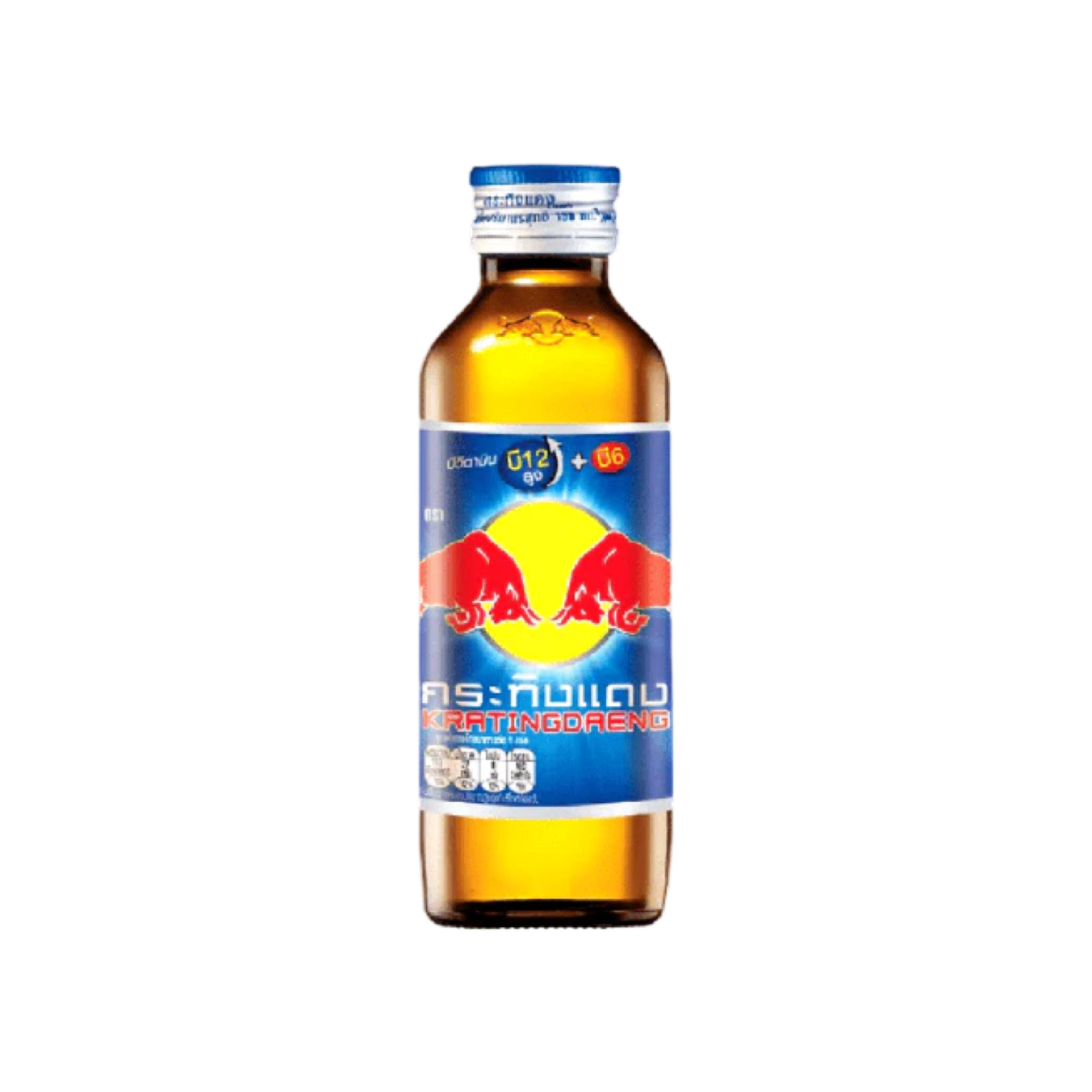 Red Bull En Verre Krating Daeng Thaïlande 10x5x15cl
