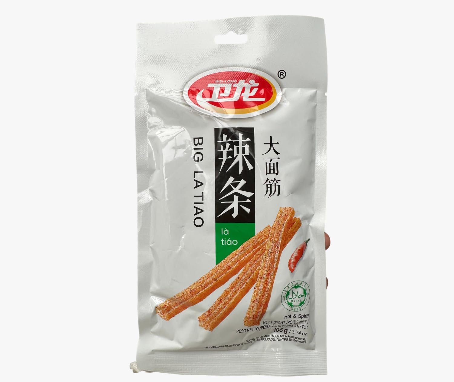 Latiao Big - Spicy wheat snack