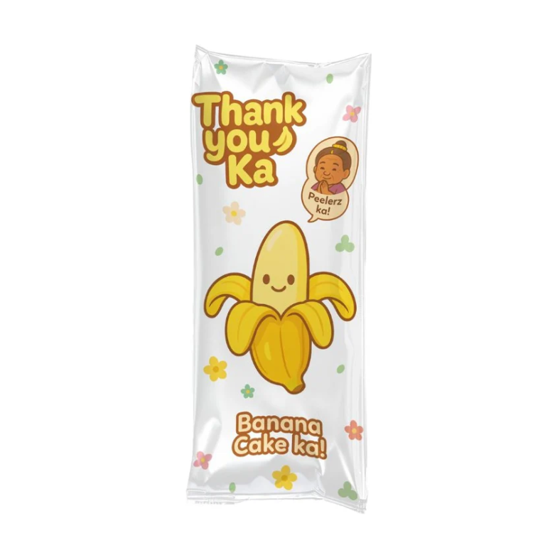 Peelable banana cake