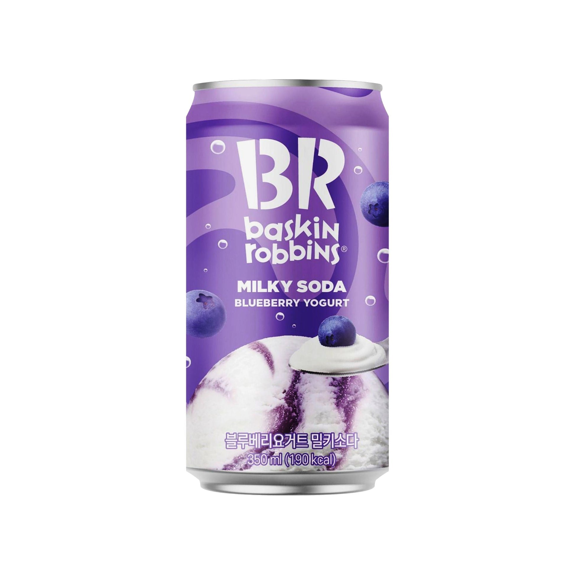 Soda with yogurt and blueberries Baskin Robbins