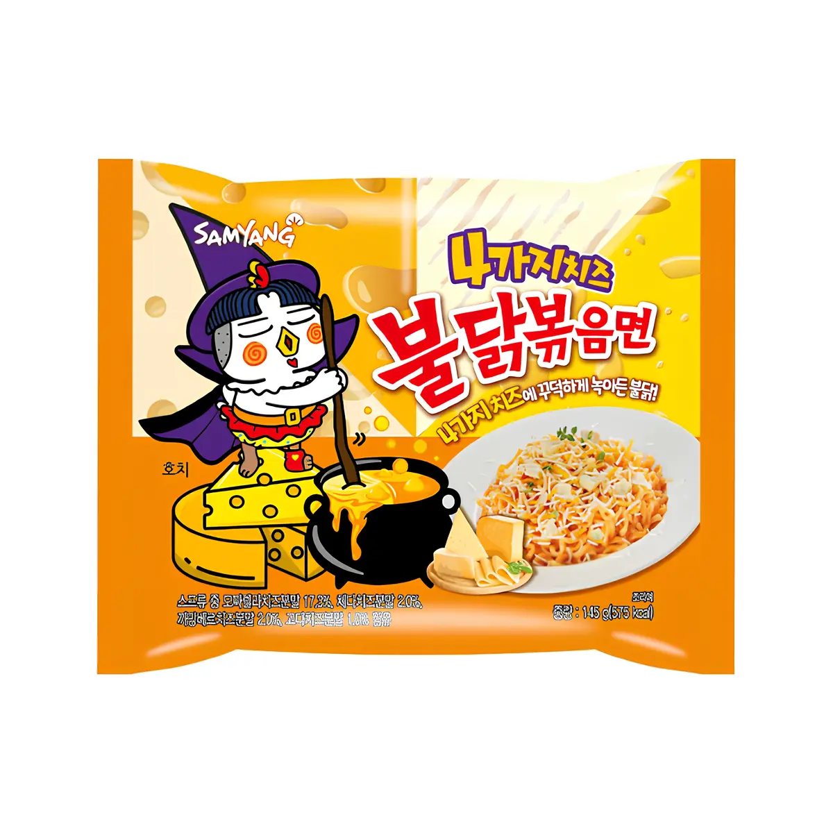 SAMYANG RAMEN 4 FLAVORS CHEESE FIRE CHICKEN