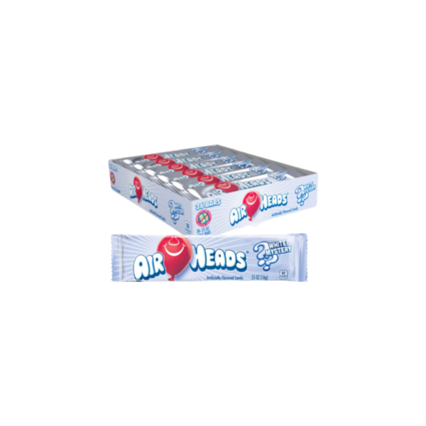 Air Heads White mystery 36x15,6g - Air Heads Saveur Mystère blanc