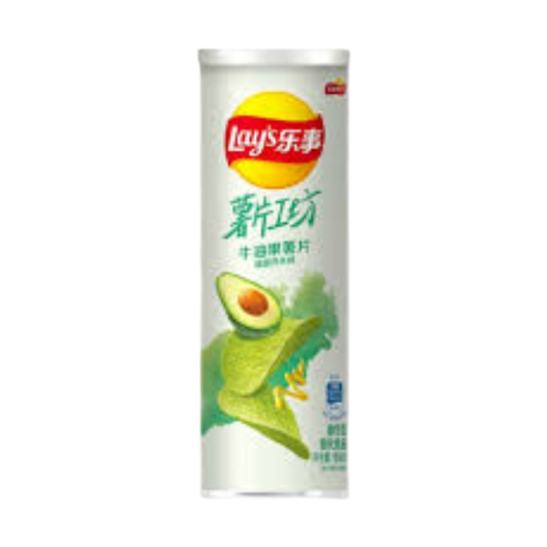 Lay’s Stax – Avocat,Moutarde Douce CHINE