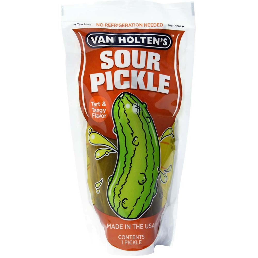 Van Holten’s Sour Pickle 12x126g - Van Holten's Cornichon Aigre