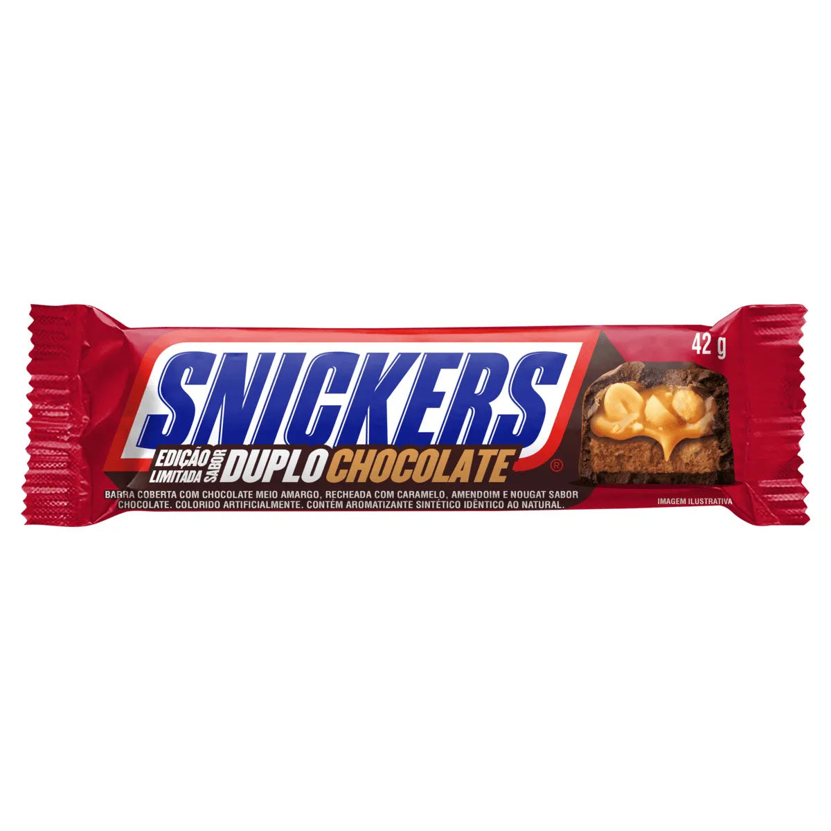 Snickers Sabor Duplo Chocolate