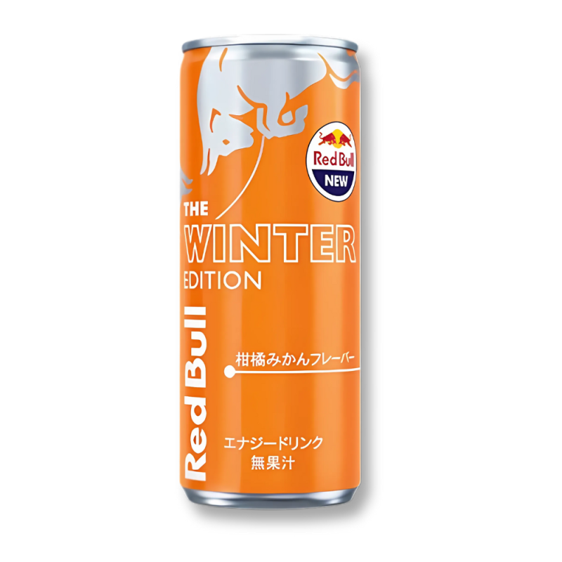 Red bull Japan Winter Edition Agrumes Mandarine